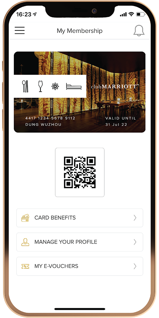 Mobile App Hotel Membership Program Club Marriott